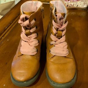 Brown “leather” boots